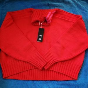 Ivy Park x Adidas, cropped turtle neck sweater, NWT